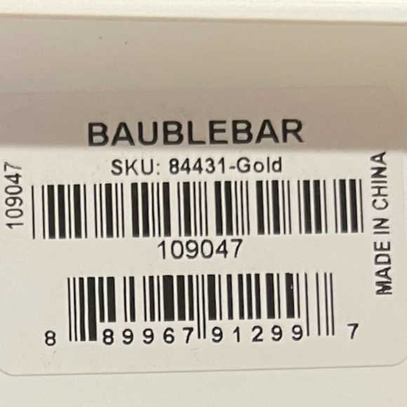 Bauble Bar Earrings Gold Cosmic Couple Earring Set Pierced Earrings Gold Tone - Picture 7 of 7